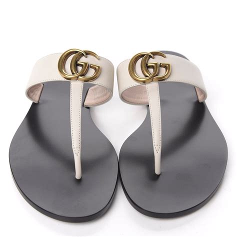 gucci women's marmont open-toe sandals|Gucci Marmont thong sandals sale.